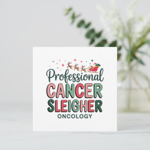 Oncology-Krankenschwester Weihnachten Krebs Chemo  Einladung