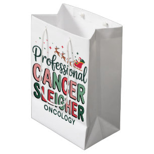 Oncology-Krankenschwester Weihnachten Krebs Chemo Mittlere Geschenktüte