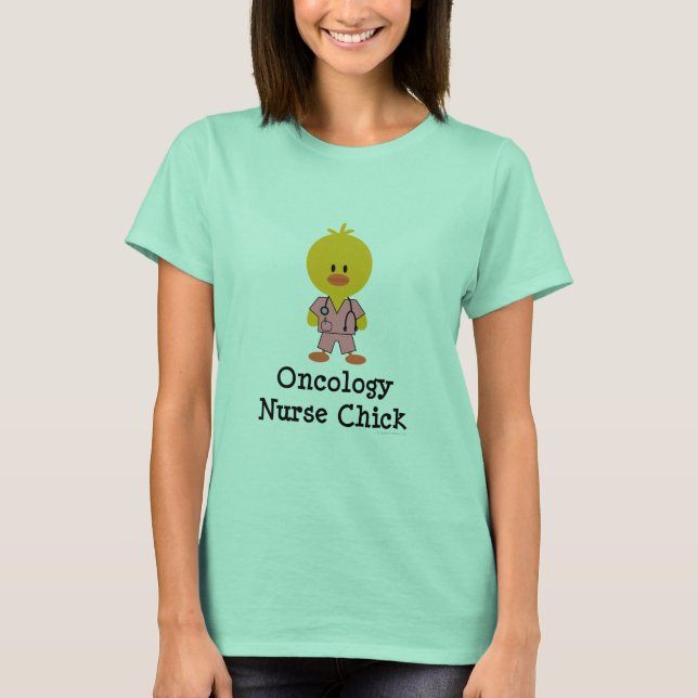 Oncology Nurse Chick Ringer T - Shirt (Vorderseite)