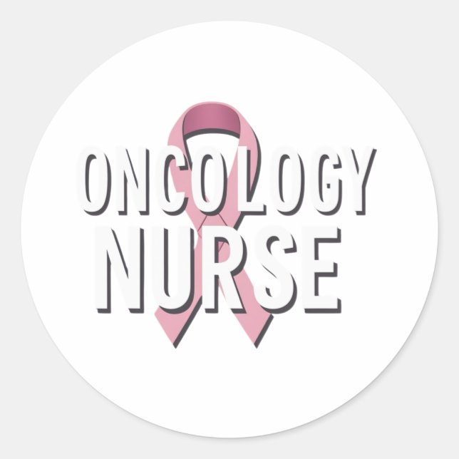 Oncology Nuse Runder Aufkleber (Vorderseite)