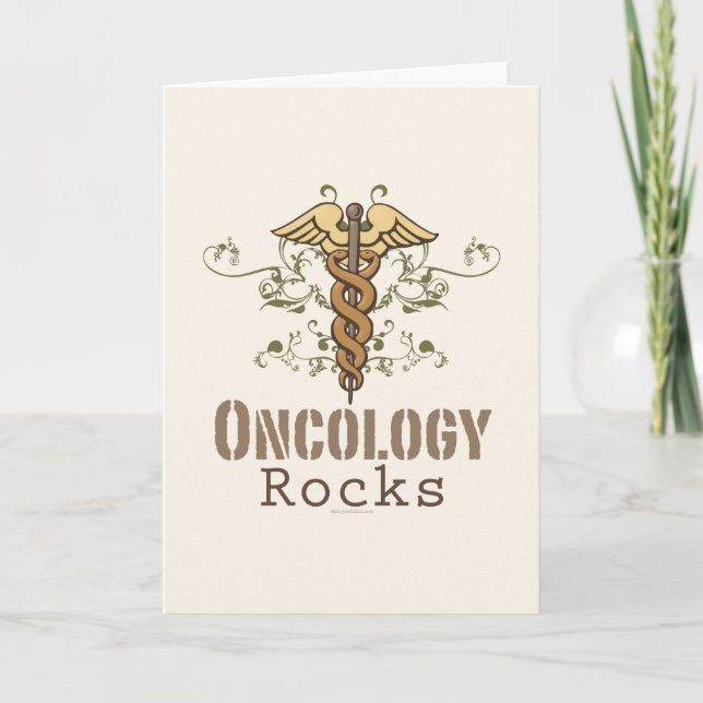 Oncology Rocks Carte de voeux (Devant)