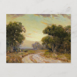 Onderdonk - Abend nahe Jackson, SW Texas Postkarte