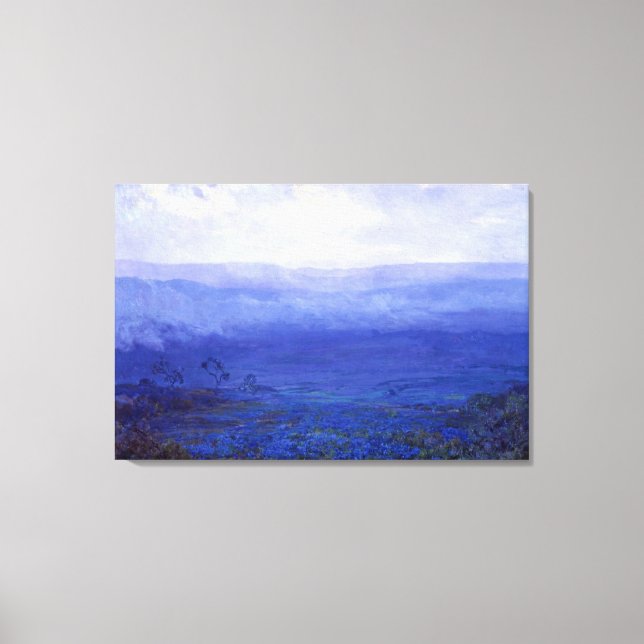 Onderdonk - Bluebonnets in Texas Leinwanddruck (Vorderseite)