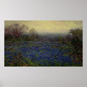 Onderdonk - Feld der Blauwe Bonen 1920 Poster
