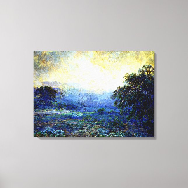 Onderdonk - Morgendämmerung in den Hügeln Leinwanddruck (Vorderseite)
