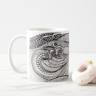 Ondule la tasse de café