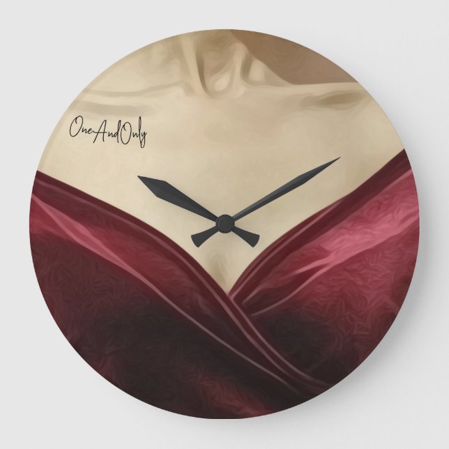 One and only artistic  große wanduhr (Vorderseite)