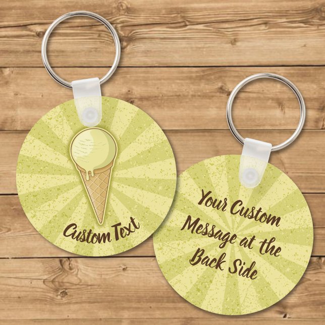 One Ball Ice Creme Cone Schlüsselanhänger (Von Creator hochgeladen)