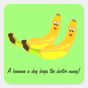 One Banana a Day Sticker