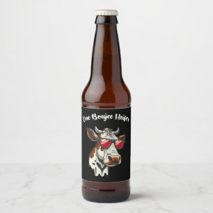 One Boujee Heifer Funny Cow Vintag Retro Bierflaschenetikett