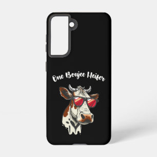 One Boujee Heifer Funny Cow Vintag Retro Samsung Galaxy Hülle