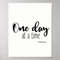 'One day at a time' vertical