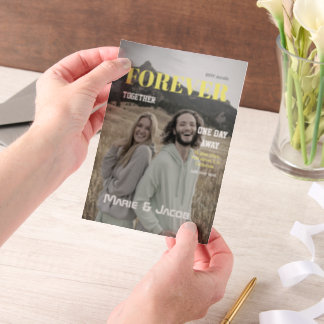 one day away dinner couple magazine photo yellow w