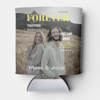 one day away dinner couple magazine photo yellow w dosenkühler