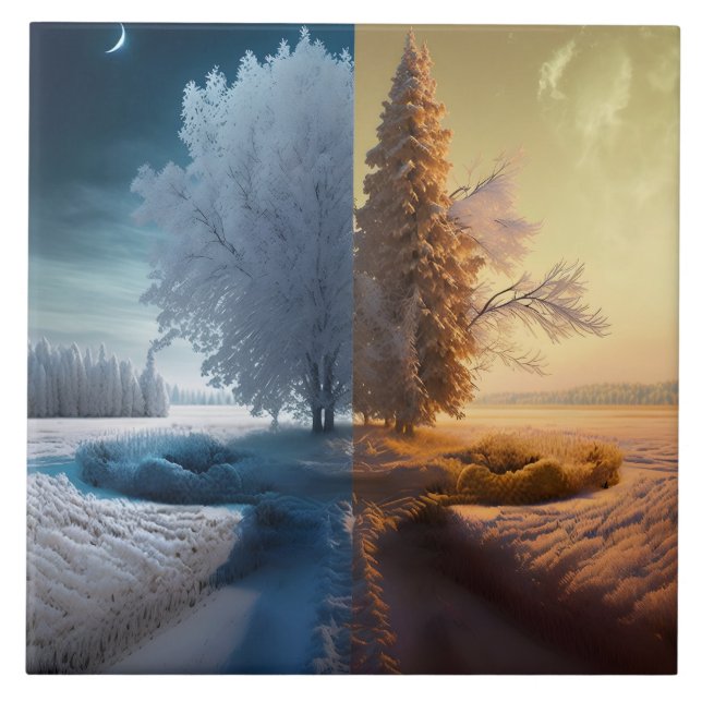 One day in winter fliese (Vorderseite)