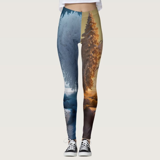 One day in winter leggings (Vorderseite)