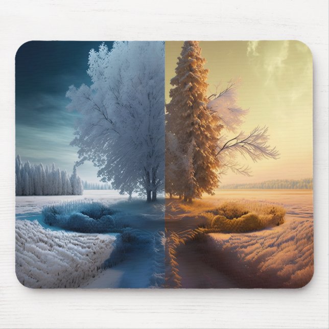 One day in winter mousepad (Vorne)