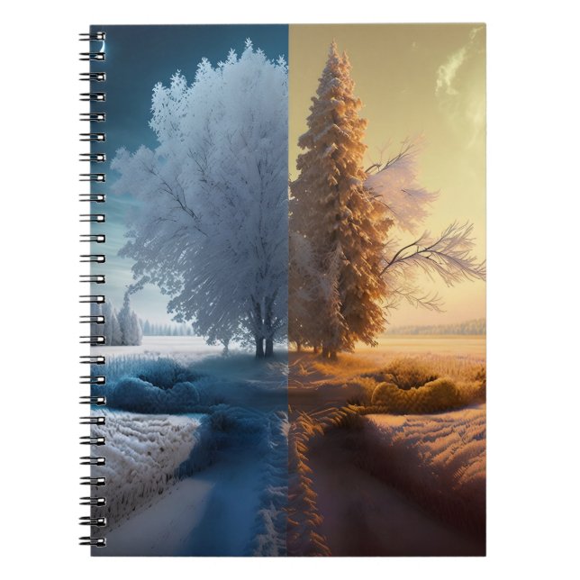 One day in winter notizblock (Vorderseite)