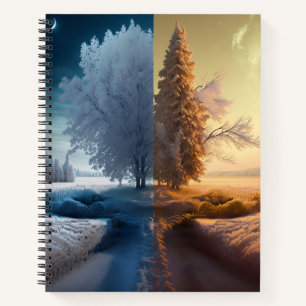 One day in winter notizbuch