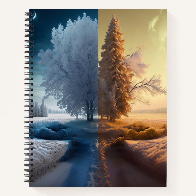 One day in winter notizbuch (Vorderseite)