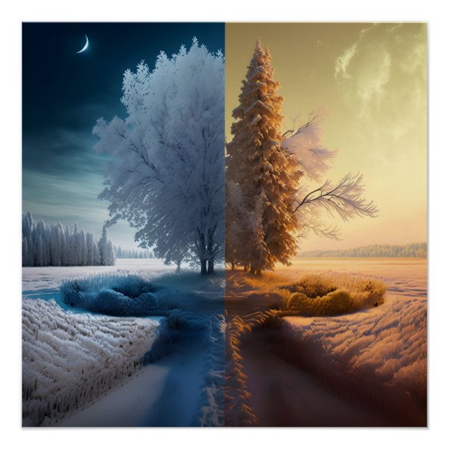 One day in winter poster (Vorderseite)