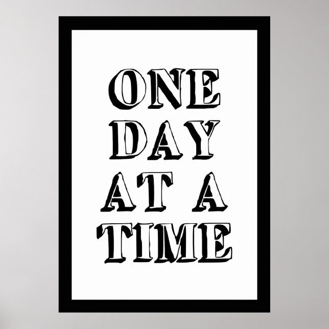 One Day Poster (Vorne)