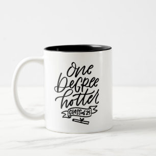 One Degree Hotter 2025 Handschrift Zweifarbige Tasse