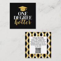 One Degree Hotter - Abschluss-Geschenk QR-Code