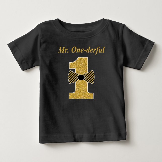ONE-derful Toddler T - Shirt, Onederful Baby T-shirt (Vorderseite)