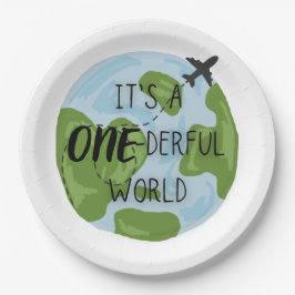 One-derful World First Birthday Theme Party Teller