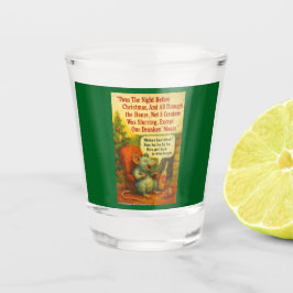 One Drunken' Mouse – Christmas Card Chaos Schnapsglas