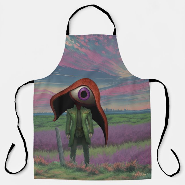 One Eye Looking Ahead Design Schürze (Vorderseite)