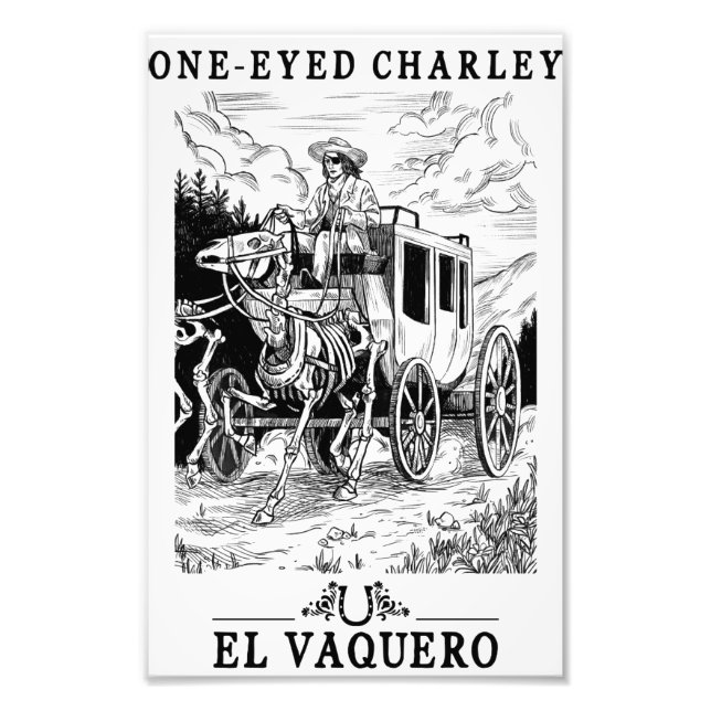 One-Eyed Charley Poster Druck (Vorne)