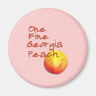 One Fine Georgia Peach Magnet