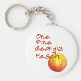 One Fine Georgia Peach Schlüsselanhänger