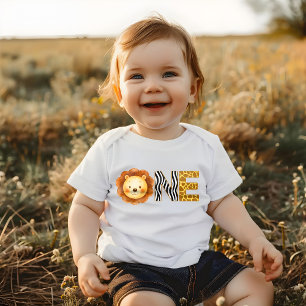 One First Birthday Safari-Themed Baby Strampler