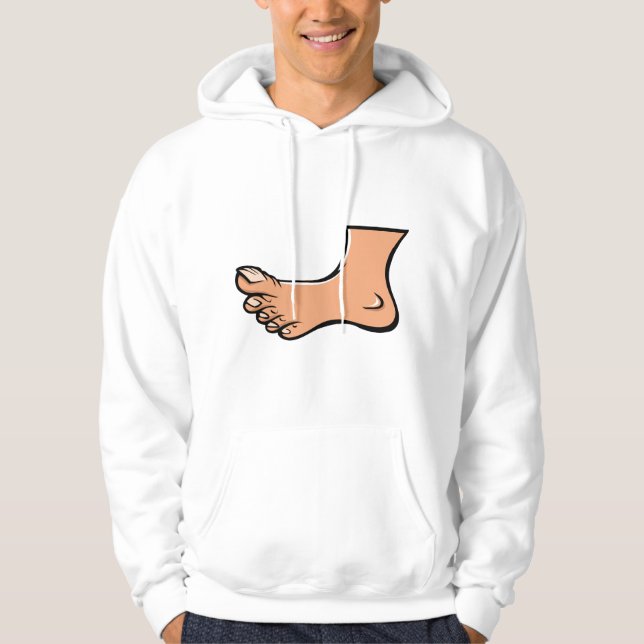 One Foot Mens Hoodie (Vorderseite)