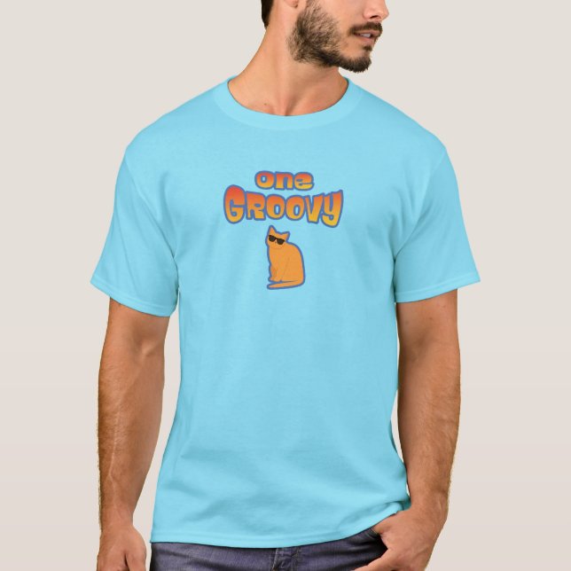 One Groovy Cat T-Shirt (Vorderseite)