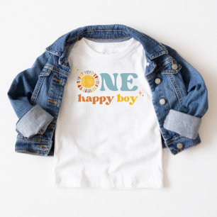 One Happy Boy Sun 1. Geburtstag Baby T-shirt