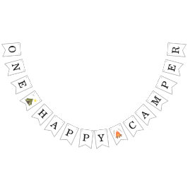 One Happy Camper Adventure Birthday Wimpelkette