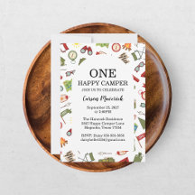 One Happy Camper Boys Birthday 