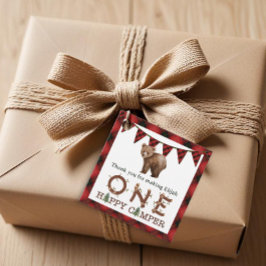 One Happy Camper Geburtstag Danke Ihnen für Tags Geschenkanhänger