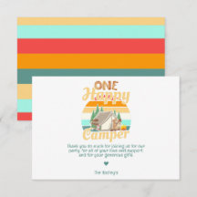 One Happy Camper Thankyou Note Card