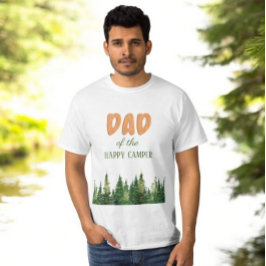 One Happy Camper Wood Boys 1. Geburtstag T-Shirt