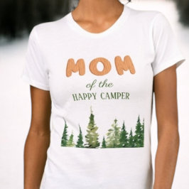 One Happy Camper Wood Boys 1. Geburtstag T-Shirt