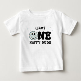 ONE HAPPY DUDE BABY T-SHIRT