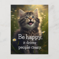 One Happy Fluffy Kitten - Glück & Crazyness