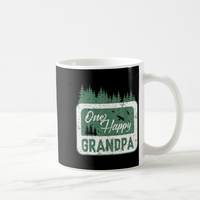 One Happy Grandpa Camper 1st Birthday Camng Bear  Kaffeetasse (Rechts)