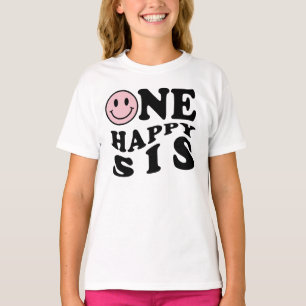 One Happy Sis   Rosa Matching One Family Birthday T-Shirt