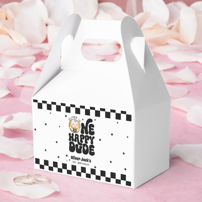 One Happy Typ 1. Geburtstag Geschenkschachtel (Hochzeit)